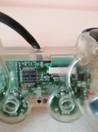 Controller Joystick PlayStation 1 Trasparente