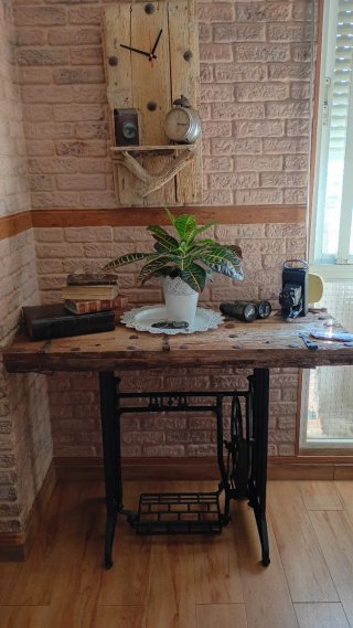 DECORACION INDUSTRIAL MESA AUX.CONTRAVENT S.XIX