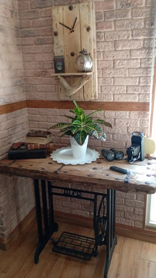 DECORACION INDUSTRIAL MESA AUX.CONTRAVENT S.XIX