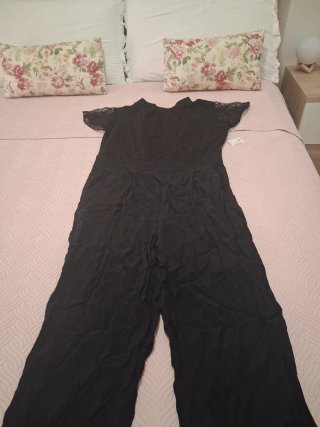 Mono Negro de Encaje Talla 40