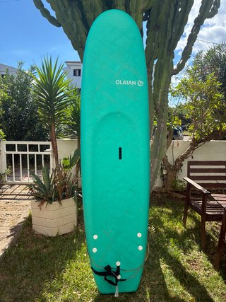Tabla de surf OLAIAN 7'6 espuma 80 litros