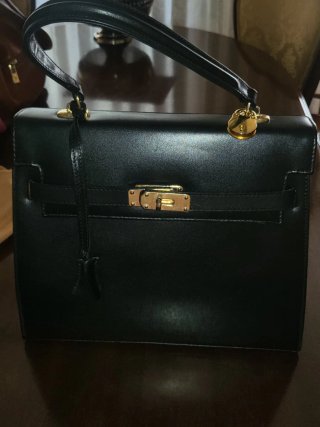 Bolso piel de vestir negro
