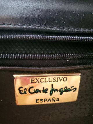 Bolso piel de vestir negro