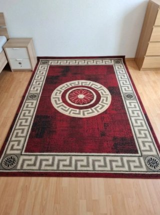 Alfombra con diseño geométrico