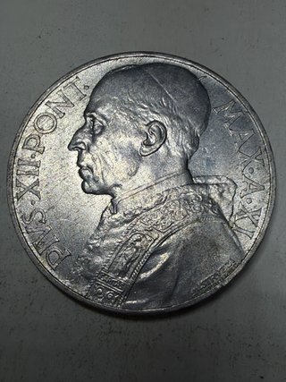 Moneta 10 Lire Città del Vaticano 1949