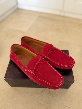 Castellanos Mocasines Hombre Rojo