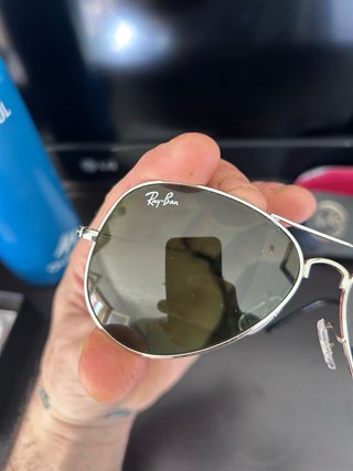 Gafas de sol Ray-Ban Aviador Plateadas