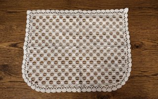 Lote 3 tappeti decorativi crema