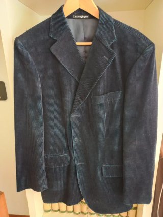 Americana de pana azul El Corte Inglés T. 52