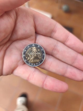 Moneda de 2 Euros Grecia 2002