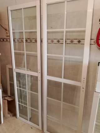 Ventana corredera de cristal 1.30 x 2x25altura