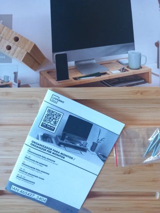 Organizador Monitor Bambú Livarno Home