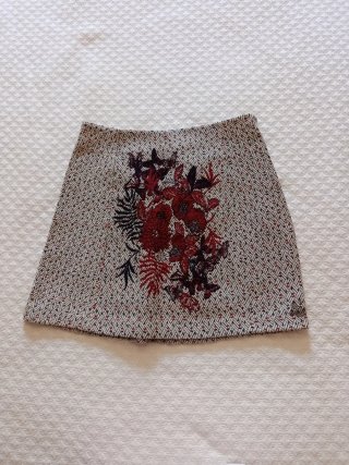 Minifalda estampada floral