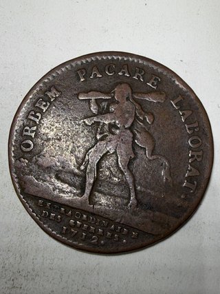 Gettone Francese Luigi XIV 1712