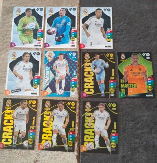 Lote cromos Madrid adrenalyn 24-25