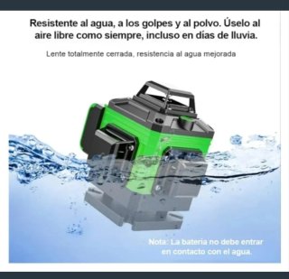Nivel Láser 4D 16 Líneas Autonivelante Accesorios