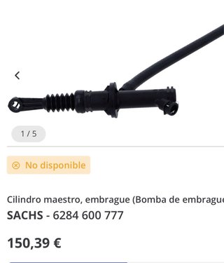 Bomba de embrague Renault Kangoo 1.5 dCi