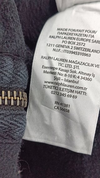 Sudadera Polo Ralph Lauren Negro Talla S