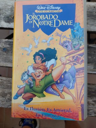El Jorobado de Notre Dame VHS Disney
