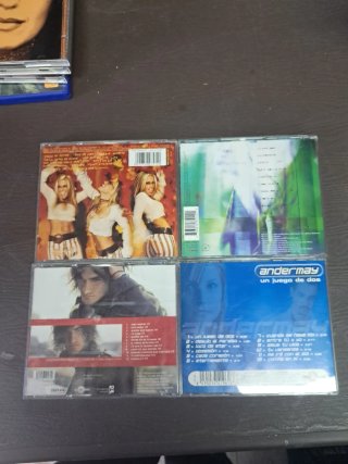 Lote 4 CDs Pop Rock Internacional y Nacional
