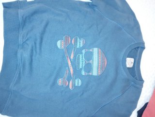 Sudadera Scalpers Calavera Talla 12 niño