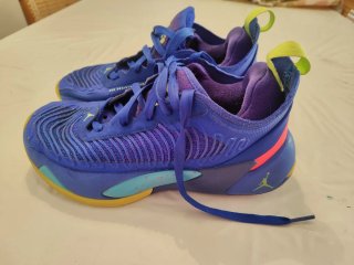Zapatillas Nike Jordan Azul/Morado Talla 36.5