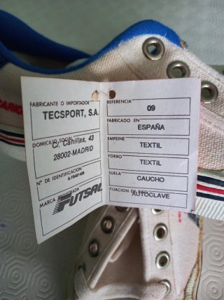 Sapatilhas Vintage FFUTSAL Carioca - Made in Spain