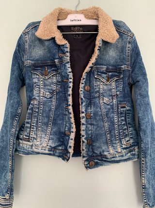Chaqueta vaquera basic denim Z1975 azul con forro
