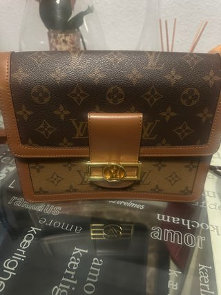 Bolso “estilo “ Louis Vuitton Marrón y Dorado