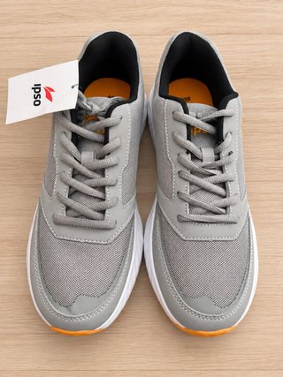 Tenis Deportivos Ipso Grises y Naranja