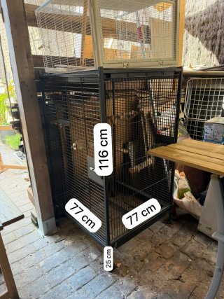 Jaula para Loro Grande