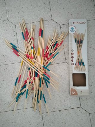 Set de Construcción y Mikado gigante de Madera