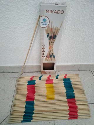 Set de Construcción y Mikado gigante de Madera