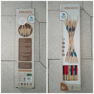 Set de Construcción y Mikado gigante de Madera
