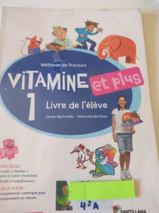 Vitamine et plus 1 méthode de français. Livre d...