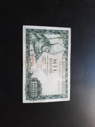 BILLETE DE 1000 PESETAS DE 1965