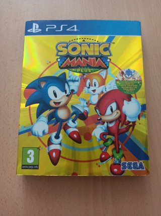 🇪🇦Sonic Mania Plus PS4 PS5+ Mega Drive + Libro
