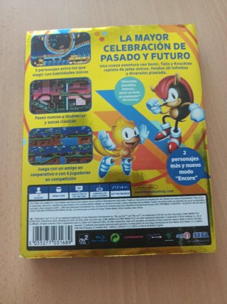 🇪🇦Sonic Mania Plus PS4 PS5+ Mega Drive + Libro