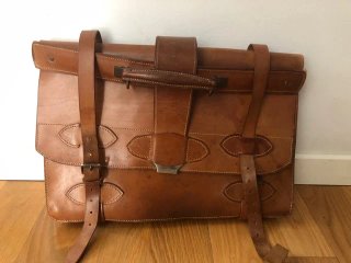 Maletín de piel vintage