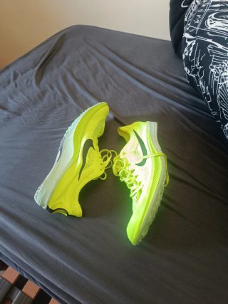 Zapatillas Clavos Nike Verde Amarillo