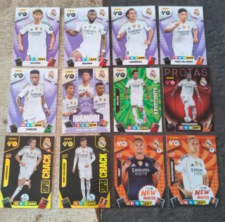 Lote cromos Madrid adrenalyn 25-26