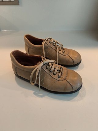 Tenis tipo camper beige/marrón