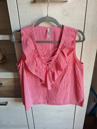 Blusa sin mangas Stradivarius rayas