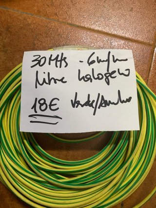 Rollo Cable 30m 6mm Libre de Halógenos