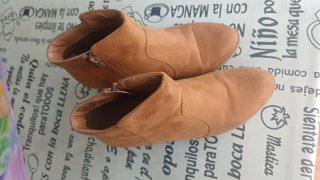 Botines de tacón serraje Primark talla 37