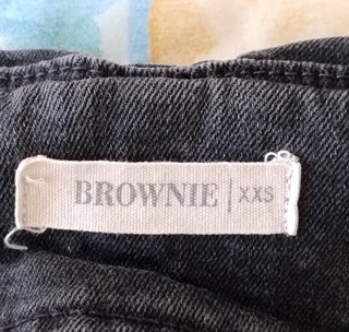 Peto vaquero Brownie pierna ancha gris oscuro