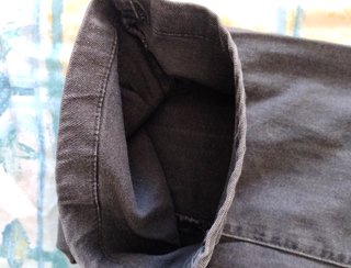 Peto vaquero Brownie pierna ancha gris oscuro