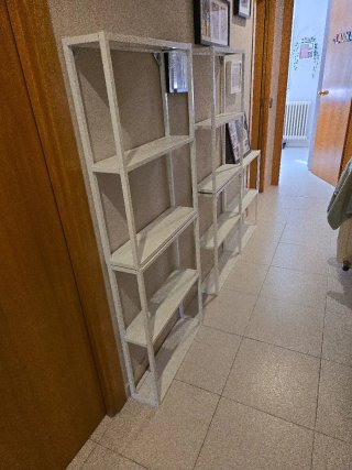 Scaffale a parete IKEA Enhet bianco