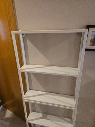 Scaffale a parete IKEA Enhet bianco