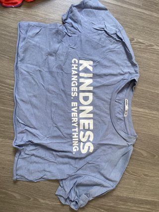 Camiseta corta KINDNESS azul
